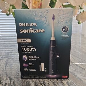 Philips Sonicare 6100 Electric Toothbrush — Navy Blue